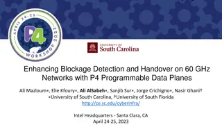 Enhancing Blockage Detection and Handover on 60 GHz Networks with P4 Programmable Data Planes