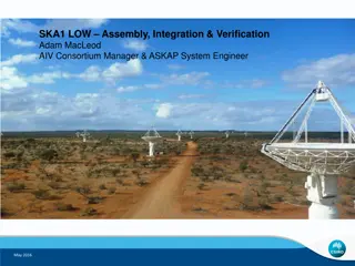 SKA1 Low Assembly Integration & Verification Plan