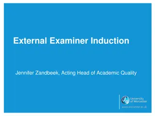 Role of External Examiners in Academic Quality Assurance