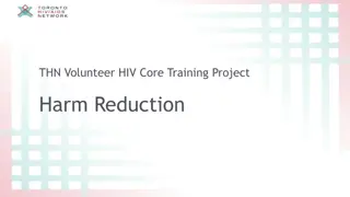 Harm Reduction Training Project Overview