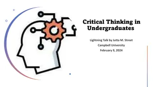 Enhancing Critical Thinking in Undergraduates: A Study on Adolescent Brain Development