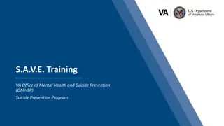 Suicide Prevention and Awareness Training