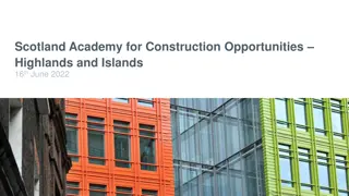 Scotland Academy for Construction Opportunities Commission Overview