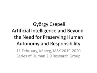 Artificial Intelligence: From Human Autonomy to Technological Evolution