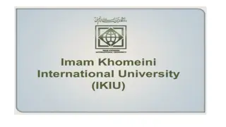 Virtual Learning Evolution at Imam Khomeini International University