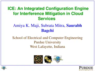 ICE: An Integrated Configuration Engine for Interference Mitigation