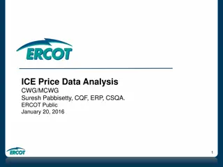 ICE Price Analysis for ERCOT Credit Risk Exposure