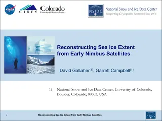 Reconstructing Sea Ice Extent from Early Nimbus Satellites Research