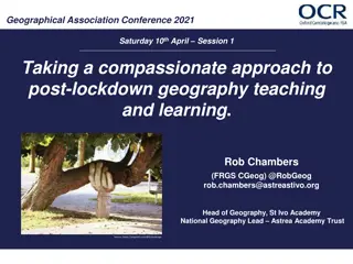 Compassionate Approach to Post-Lockdown Geography Teaching