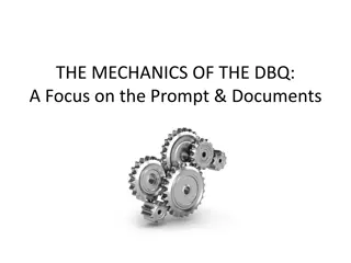 Mastering the DBQ: Understanding the Prompt and Documents