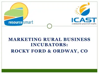 Challenges and Opportunities in Rural Business Incubation Development in Rocky Ford & Ordway, CO