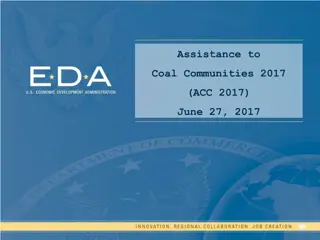 Assistance to Coal Communities 2017 Overview