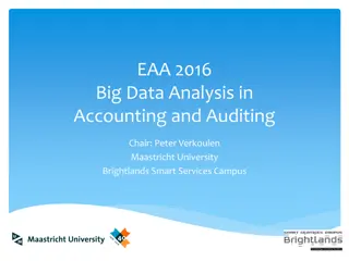 EAA 2016: Big Data Analysis in Accounting and Auditing Symposium