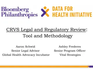 Improving Civil Registration and Vital Statistics: CRVS Legal Analysis Toolkit