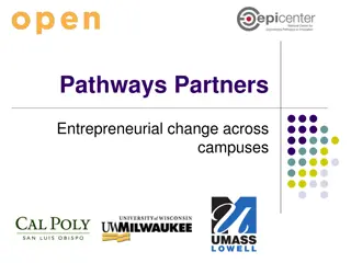 Empowering Entrepreneurial Change Across Campuses with Pathways Partners