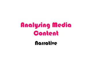 Narrative Structures in Media Content