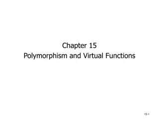 Understanding Polymorphism and Virtual Functions in C++