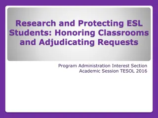 Ensuring Ethical ESL Research Practices: Insights from TESOL 2016