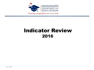 Education Performance Accountability Indicators Review