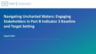 Understanding Changes in Stakeholder Engagement for Indicator 3 Baseline and Target Setting