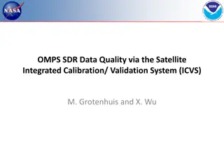 Monitoring Data Quality via Satellite Integrated Calibration/Validation System (ICVS)