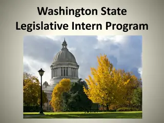 Washington State Legislative Intern Program Details