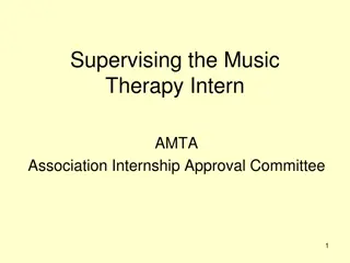 Insights into Music Therapy Intern Supervision: CMTE Requirements & Techniques