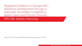 Georgia WIC Registered Dietitians Workforce Development Program