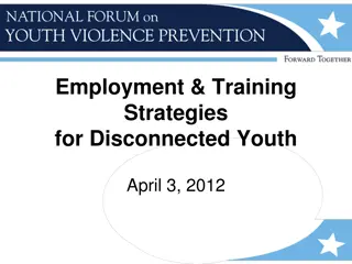 Strategies for Disconnected Youth Employment and Training Program