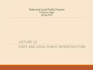 State and Local Public Infrastructure Overview