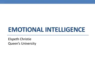 Emotional Intelligence and its Components