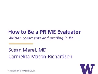 Effective Feedback Strategies for Prime Evaluators in Internal Medicine