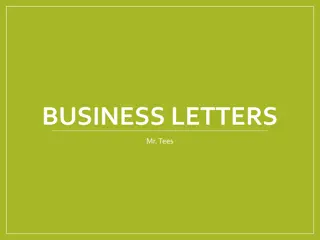 Guide to Writing Effective Business Letters