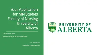 Master of Nursing Studies Program at University of Alberta