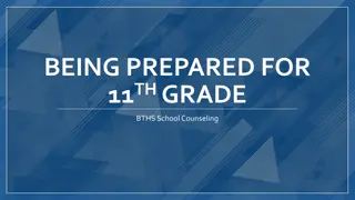 Essential Guidelines for 11th Grade Prep at BTHS