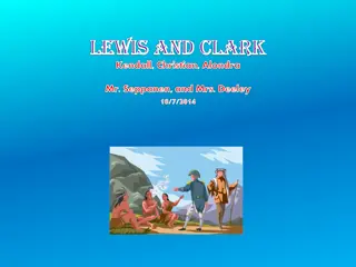 The Exploration Journey of Lewis and Clark