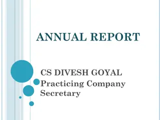 The Essentials of Annual Reports for Company Secretaries