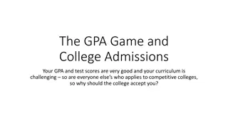 Understanding College Admissions: GPA, Activities, and More