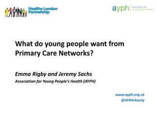 What Young People Want from Primary Care Networks