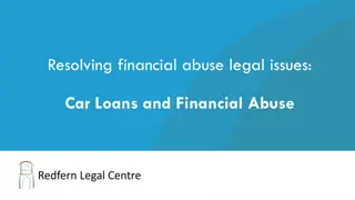 Resolving Financial Abuse Legal Issues: Car Loans and Strategies for Victims