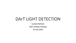 Light Detection in DArT: Analysis Meeting Highlights