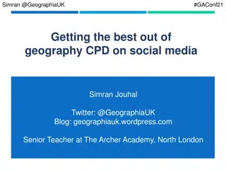 Engaging with Geography CPD Online: Tips from Simran Jouhal