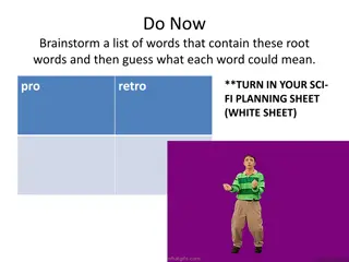 Sci-Fi Word Exploration: Unraveling the Roots