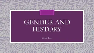 Exploring Gender and History: From Antiquarians to Pioneers