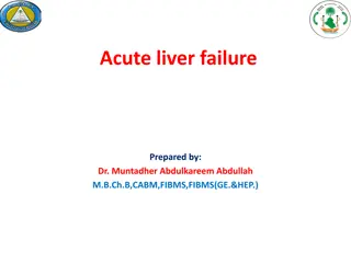 Overview of Acute Liver Failure: Causes, Classification, and Diagnosis