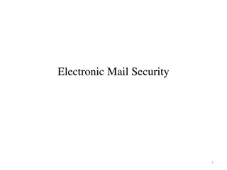 Email Security and Encryption Technologies Overview