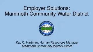 Employee Housing Solutions Implemented by Mammoth Community Water District