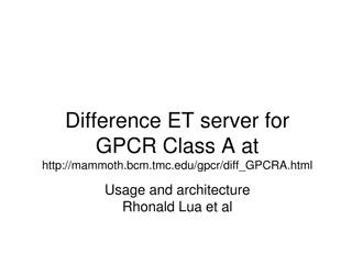 Exploring Difference ET Server for GPCR Class A