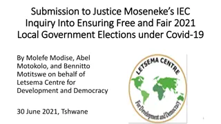 Letsema Centre's Submission to Justice Moseneke’s IEC Inquiry on Free and Fair 2021 Elections