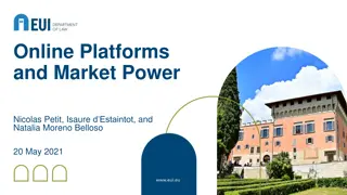 Market Power in Online Platforms